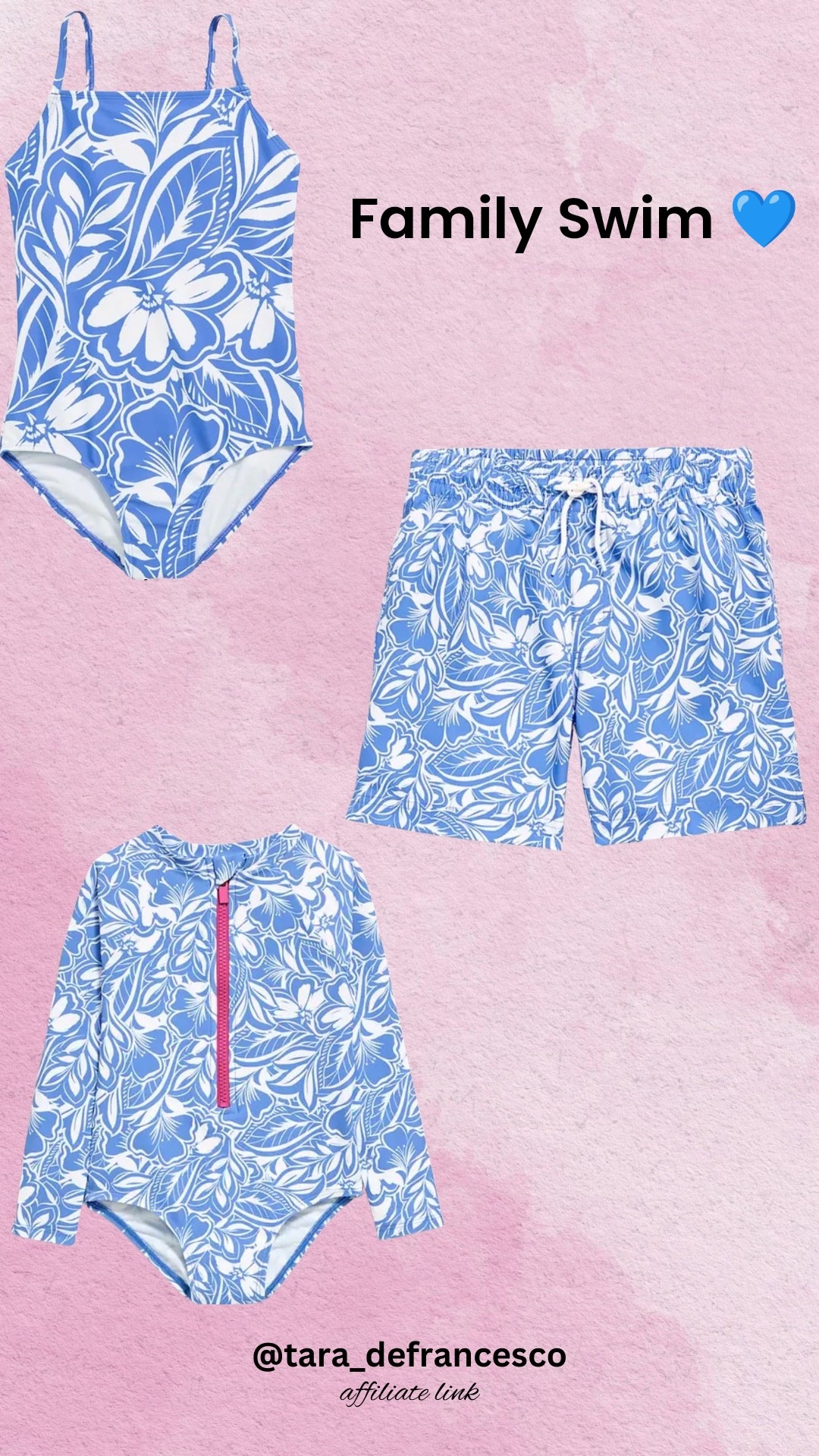 Matchy Matchy in this fabulous blue floral print! 
Available in size baby through adults, boys girls & toddlers! 

#LTKfamily #LTKsale #LTKsummer