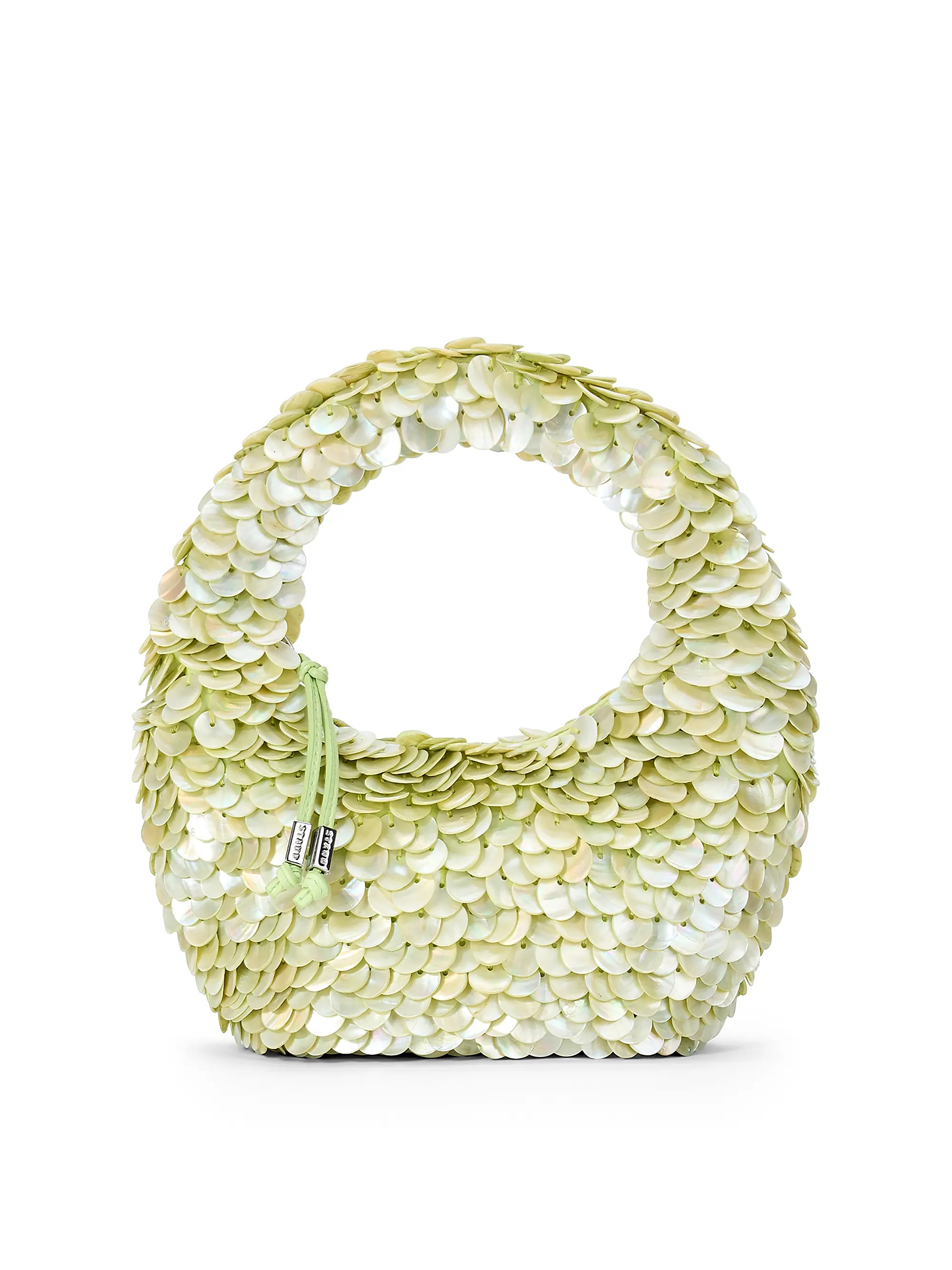 Staud Reef Mother-Of-Pearl Top Handle Bag | Saks Fifth Avenue | Saks Fifth Avenue