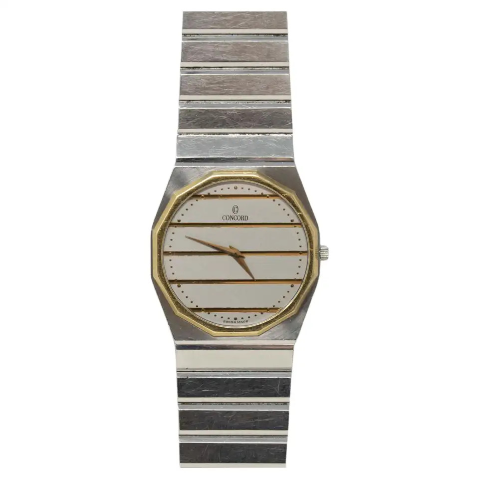 Concord 18k & Stainless Steel Mariner S.G. Men's Quartz Watch | 1stDibs