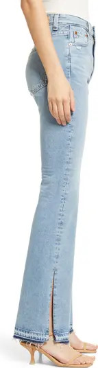 AG Alexxis High Waist Split Release Hem Bootcut Jeans | Nordstrom | Nordstrom