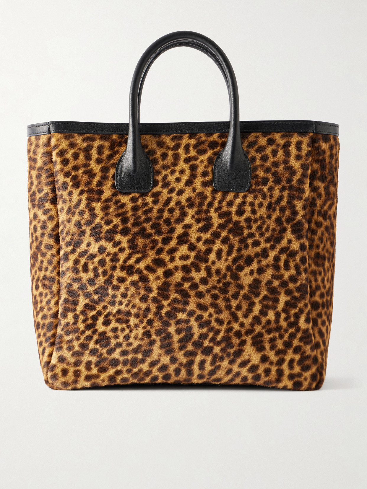 Nili Lotan - Freddie Leather-trimmed Animal-print Calf Hair Tote - Animal Print | NET-A-PORTER (US)