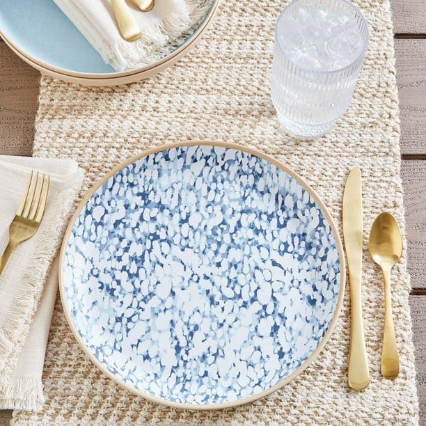 Better Homes & Gardens Eco-Friendly Bamboo Melamine Round Dinner Plate, Takara | Walmart (US)