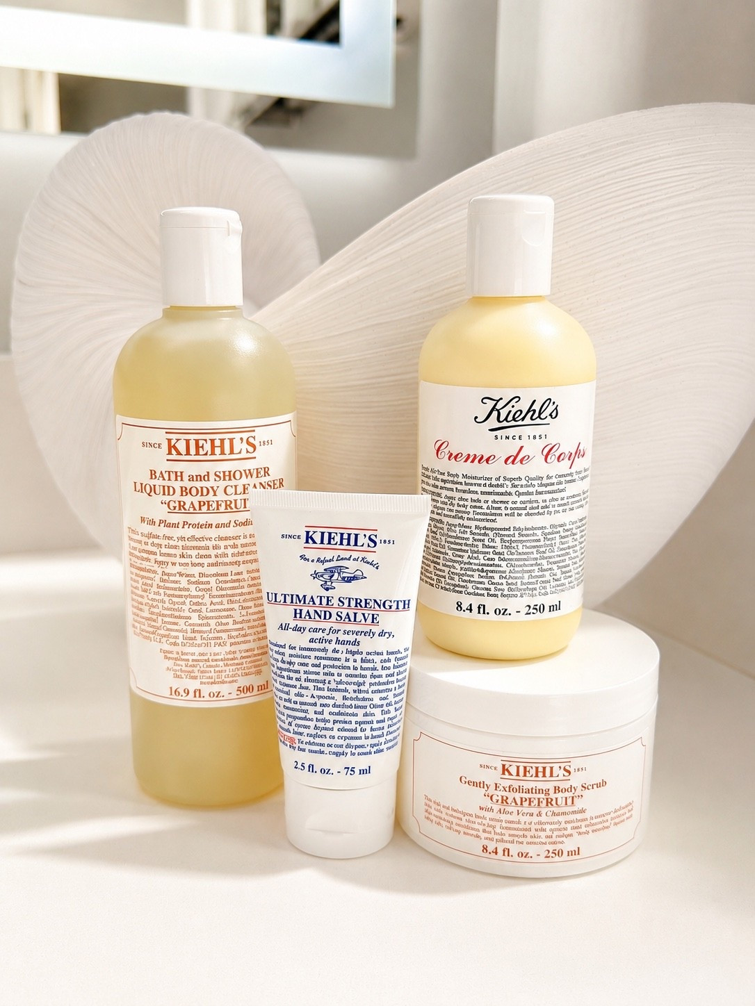 Gifted by Kiehl’s ✨ Turning my bathroom into a little spa moment with these body care favorites. The grapefruit cleanser, body scrub, Crème de Corps, and hand salve are such a pretty everyday routine — fresh, classic, and perfect for keeping skin feeling soft from shower to moisturizer.

A little body care reset, but make it Kiehl’s. 🤍

Comment KIEHLS and I’ll send you the links.

#gifted #Kiehls #KiehlsSince1851 #KiehlsSkincare #KiehlsBodyCare #CremeDeCorps #UltimateStrengthHandSalve #BodyCareRoutine #BodySkincare #ShowerRoutine #SelfCareRoutine #BeautyRoutine #SkincareRoutine #LuxuryBeauty #BeautyPR #PRPackage #GiftedPR #BeautyFavorites #BathroomAesthetic #SpaRoutine #CleanGirlAesthetic #ContentCreator #AtlantaCreator #Over50Beauty #AgelessBeauty

#LTKdayinmylife #LTKgrwm #LTKmorningroutine