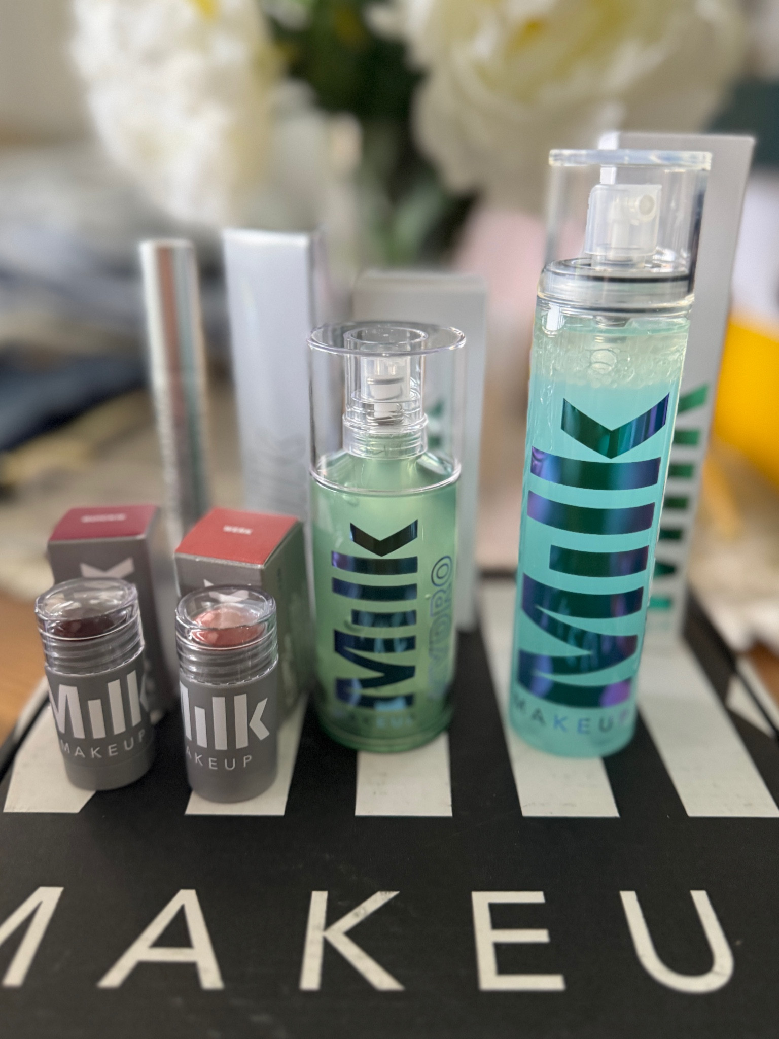 New milk makeup products! Primer, setting spray, blush and mascara! 

#LTKBeauty #LTKStyleTip