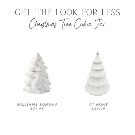 White Christmas tree cookie jar, holiday decor, Christmas decor, at home, Williams-Sonoma, bistro white christmas tree cookie jar, 

#LTKHoliday #LTKhome #LTKfindsunder50