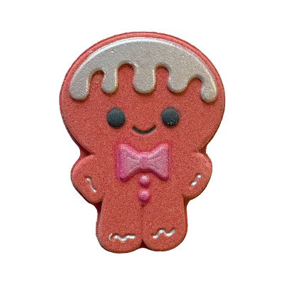 Holler and Glow Hey Spice Guy Cookie Scented Gingerbread-Shaped Bath Bomb - 4.23oz | Target