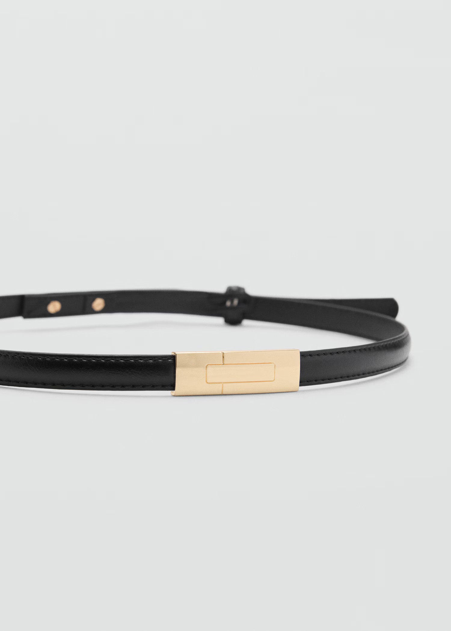 Thin belt with metal buckle - Women | MANGO United Kingdom | MANGO (UK)