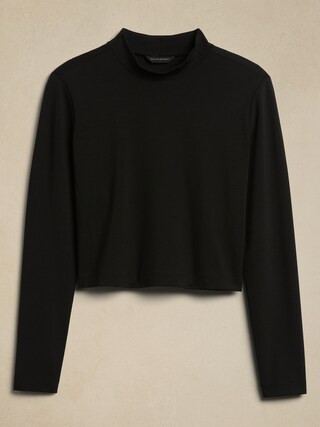 Mock-Neck Top | Banana Republic Factory