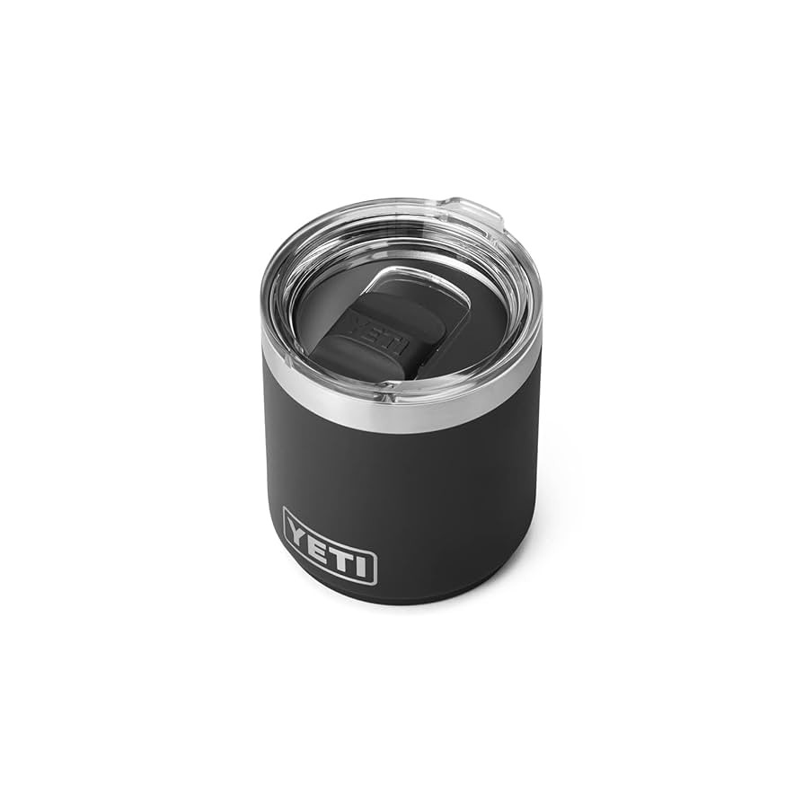 YETI Rambler 10 oz Stackable Lowball 2.0, Vacuum Insulated, Stainless Steel with MagSlider Lid, B... | Amazon (US)