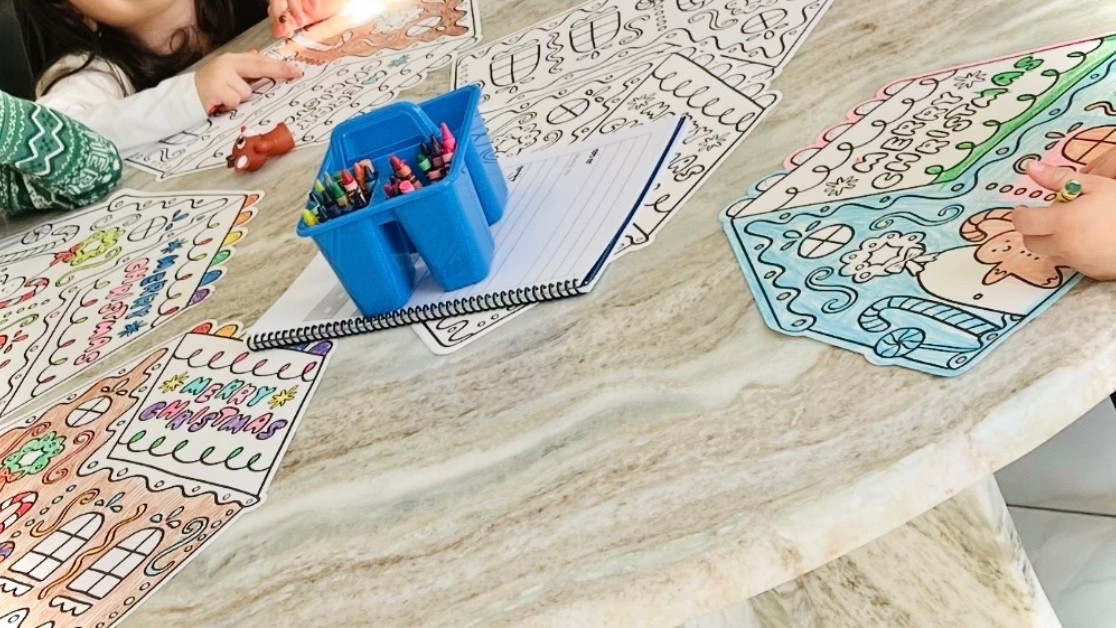 Christmas mat activity! Organizers from dollar store! 

#LTKGiftGuide #LTKHoliday #LTKKids