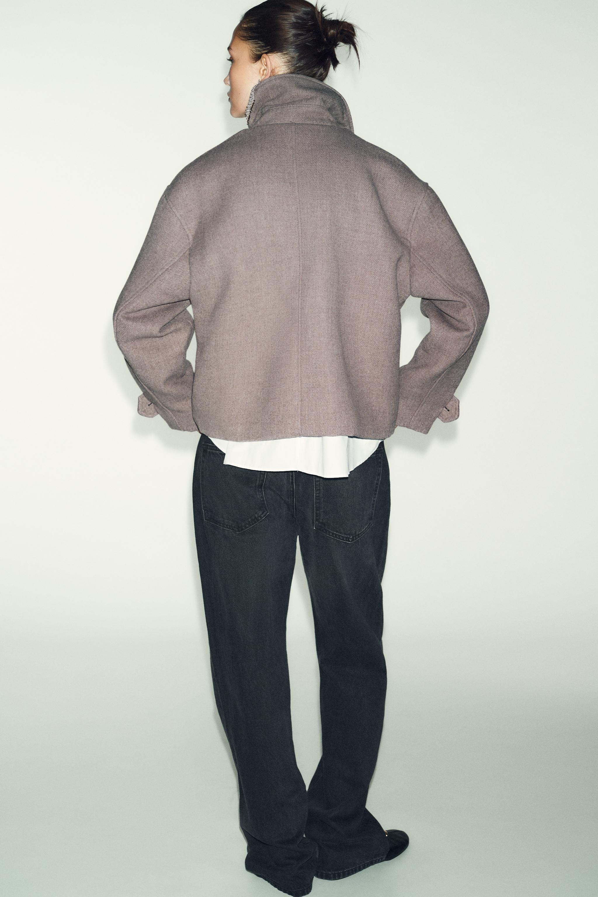 DOUBLE-BREASTED SHORT COAT | Zara US