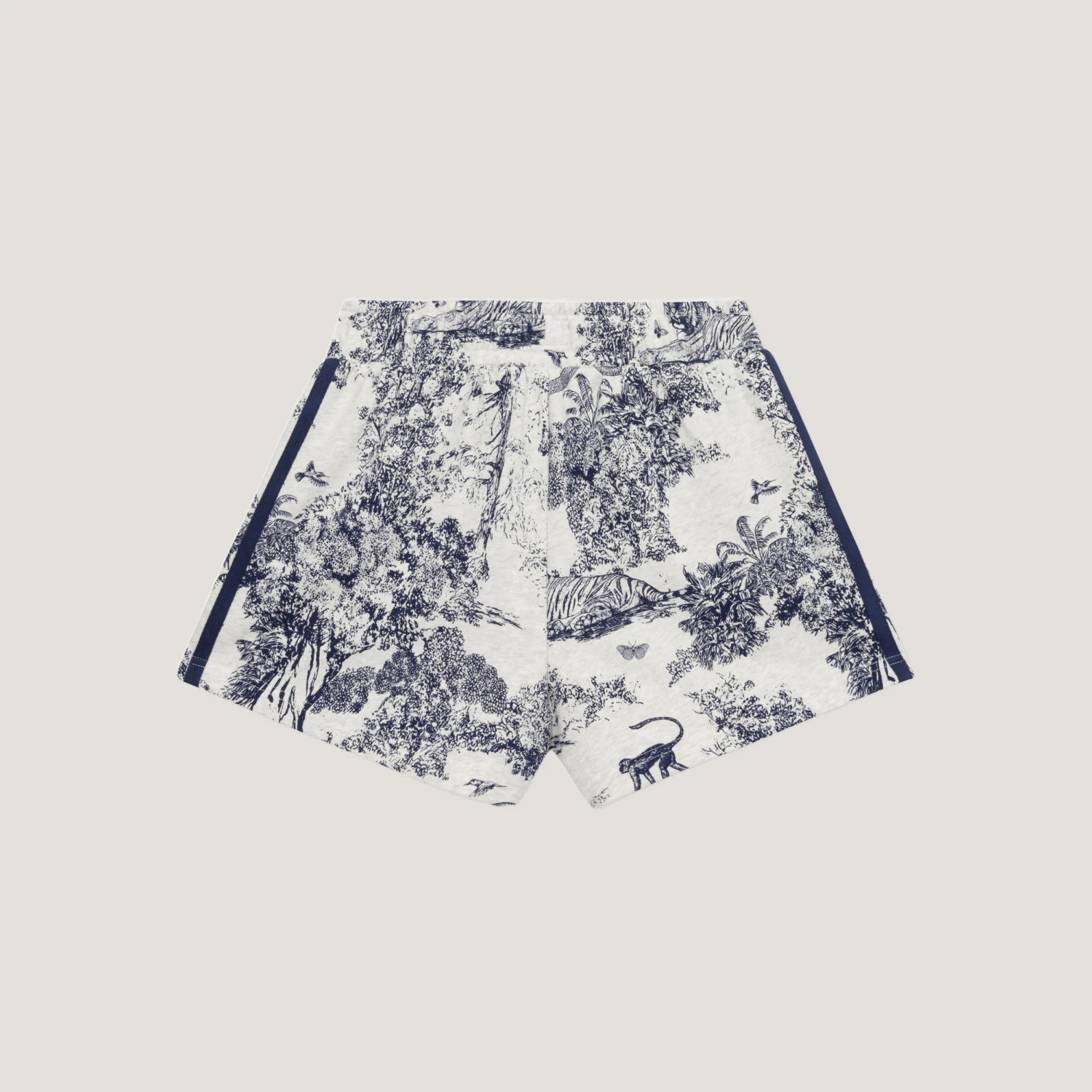 J'adore Toile Fleece Shorts- Navy | EllandEmm