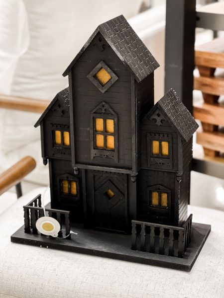 This light up haunted house didn’t come home with me and I immediately regretted leaving it at the store — it’s so cute! Such a fun (and spooky!) decor option for #LTKHalloween. 🕷️🕸️🦇

#LTKSeasonal #LTKhome