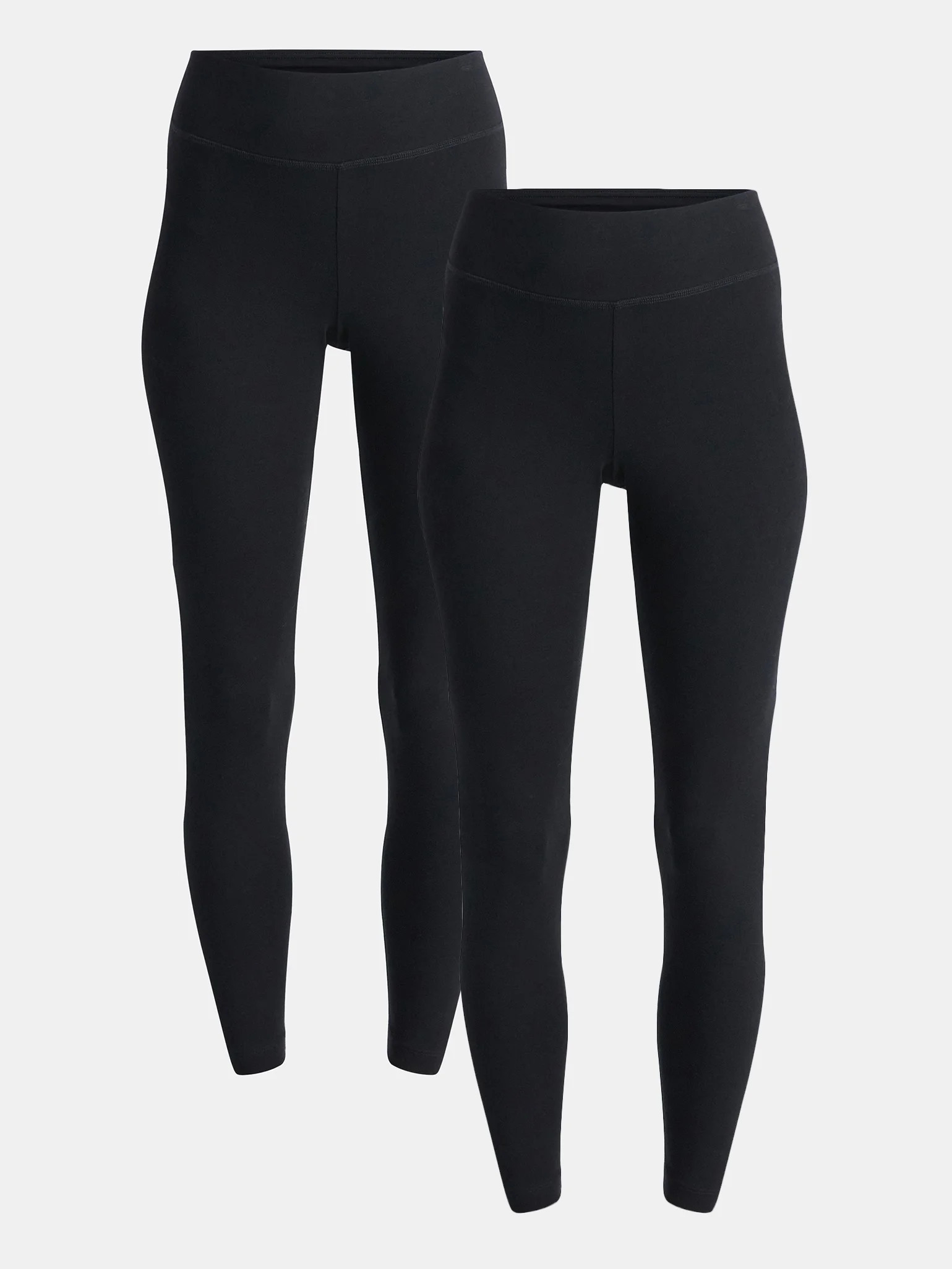 Time and Tru Women's High Rise Leggings, 27'' Inseam, 2-Pack, Sizes XS-XXXL | Walmart (US)