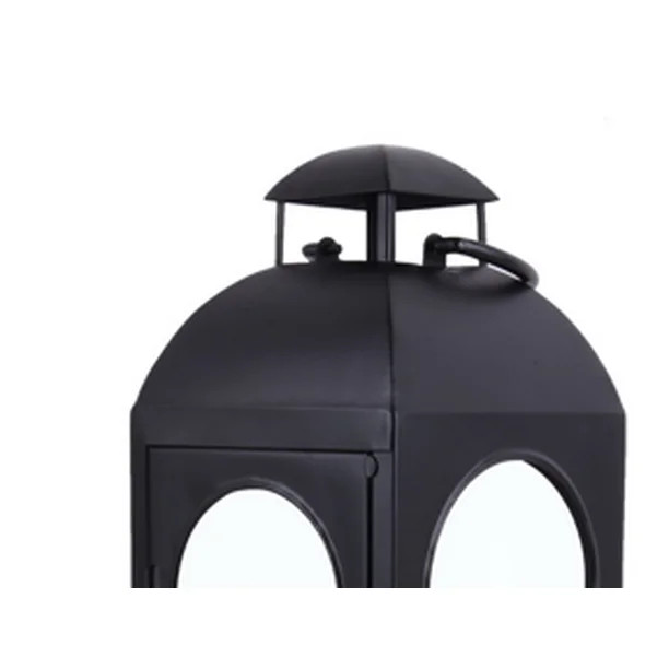 Better Homes & Gardens Metal Candle Holder Lantern, Black, Large | Walmart (US)