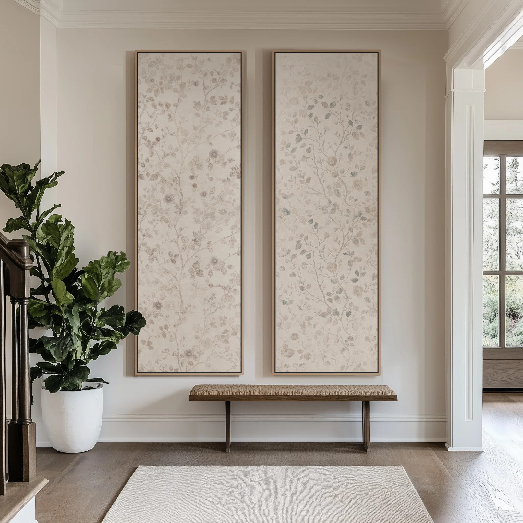 Ashbrook Vintage Landscape Wall Art - 20x60 inches Framed Canvas Set of 2 & Reviews - Wayfair Can... | Wayfair North America