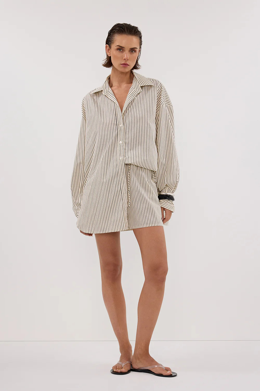 PALMA CREAM SILK BLEND SHORT | DISSH