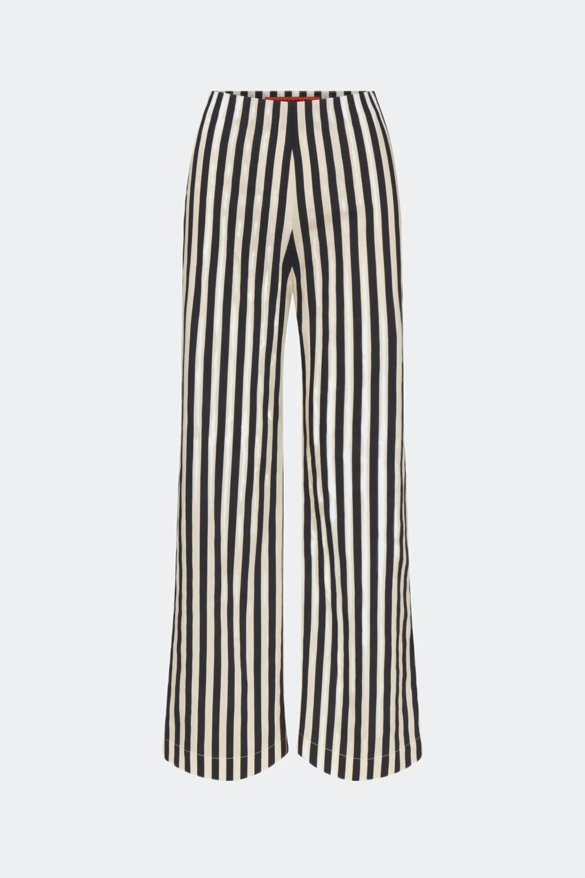 Pia Poplin Pant in Black/White Stripe | SIMONMILLER | Simon Miller