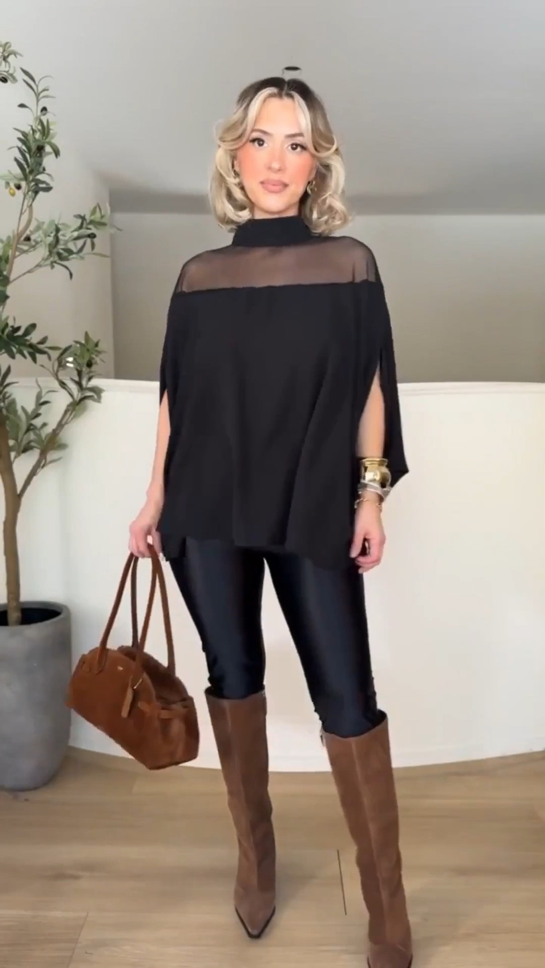 Holiday Amazon looks with LEGGINGS 😍😆 gurrrll we need cute and comfy 👏🏼

✔️ size SMALL in leggings: they are the comfiest and stretchiest leggings that are not see-through and they have a very subtle sheen to them. They're not shiny. They don't have glitter, the subtle sheen makes him look very elevated!!! 

✔️ exact leggings are from Sghenr Womens Shiny High Waisted Neon Smooth Pants! 

I linked the exact same leggings from two different brands. I own them both and both leggings are identical, but I wanted to link both brands just in case one sells out.

All tops in a size SMALL + jackets!!! 

#LTKHoliday #LTKootd #LTKgrwm