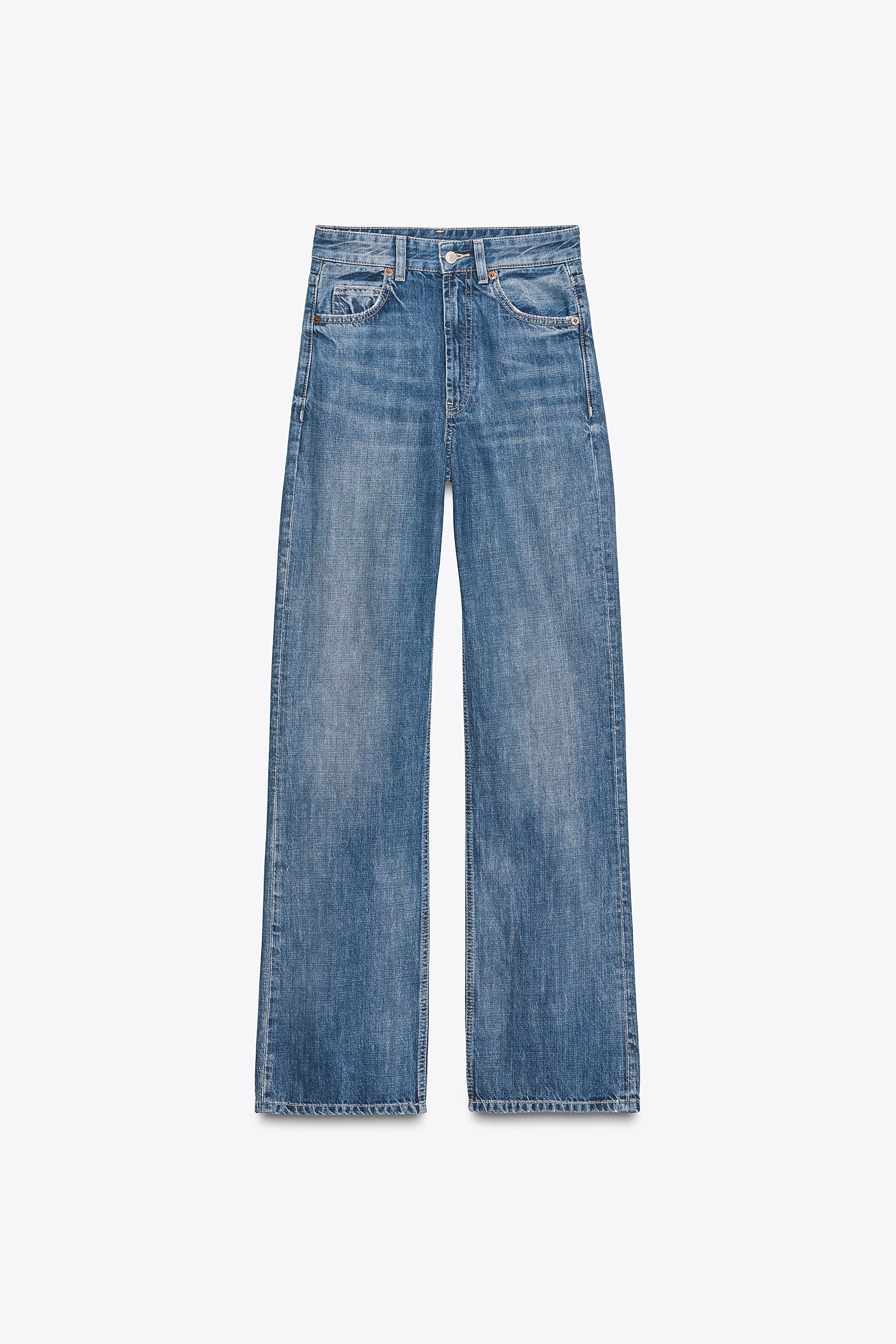 JEANS TRF WIDE LEG HOCH SITZEND LANGE LÄNGE | Zara DE