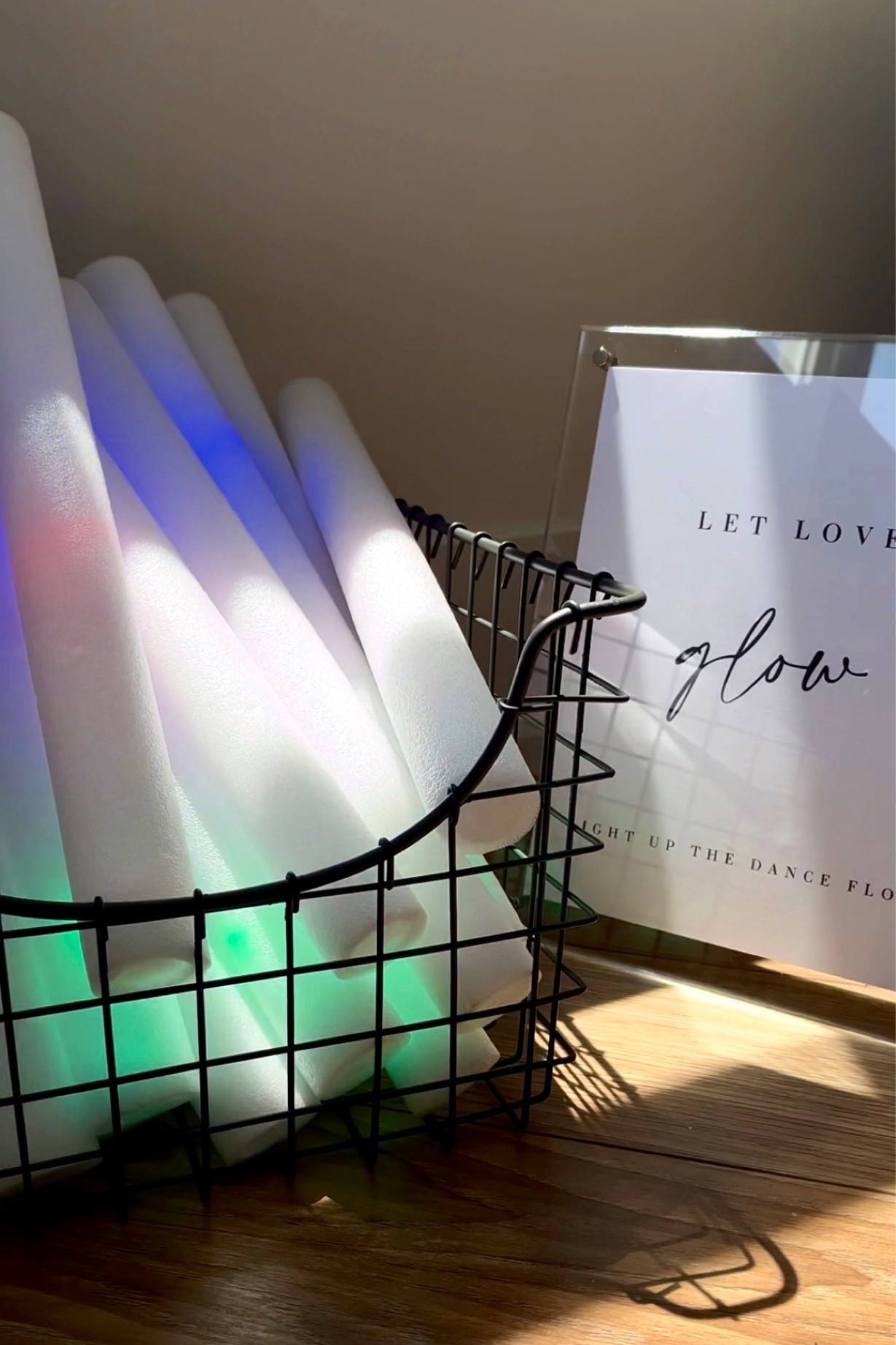 Wedding Foam Glow Sticks Display 

#LTKwedding