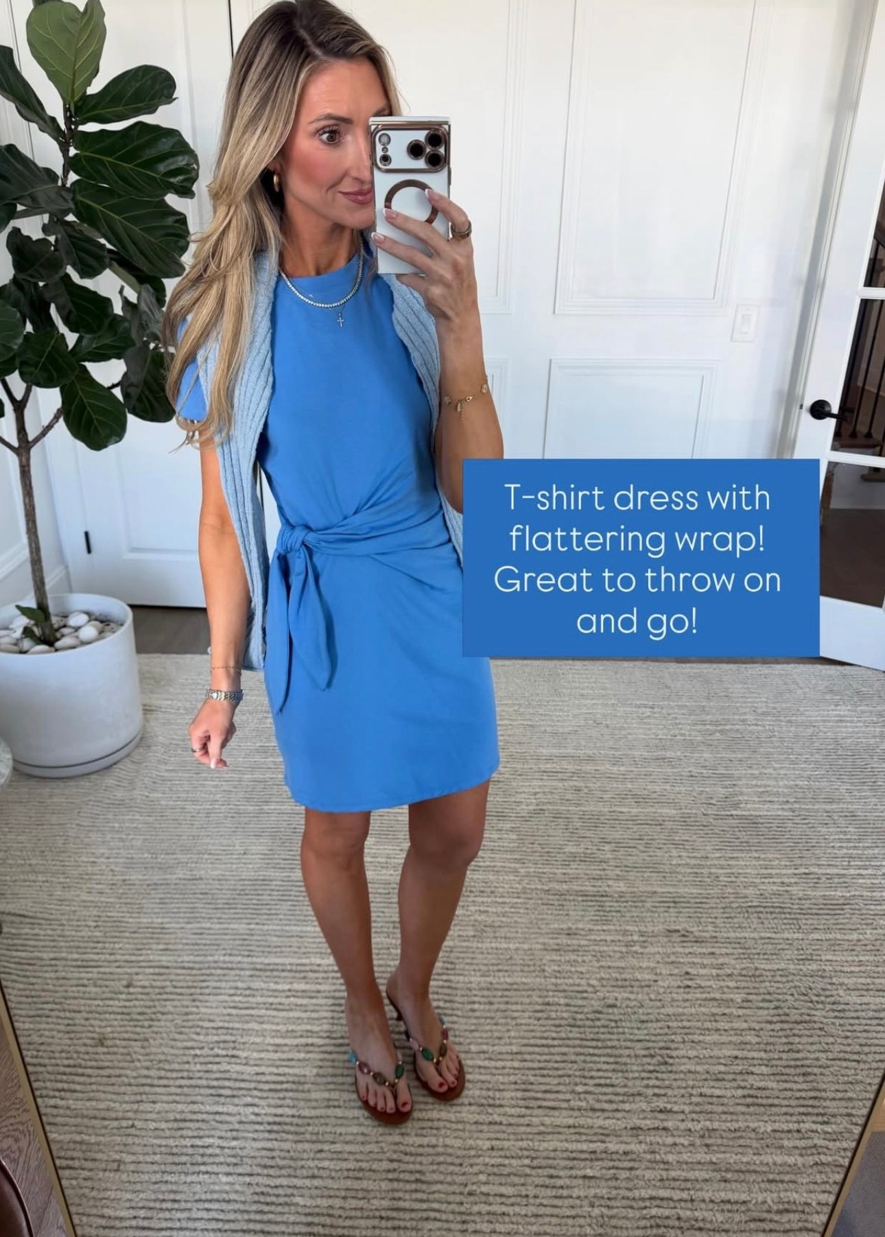 Easy and flattering tshirt wrap dress from @Target 

#LTKSeasonal #LTKSaleAlert #LTKootd