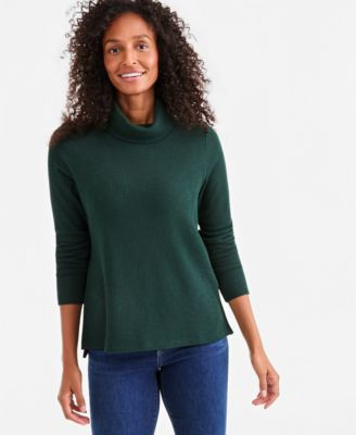 Style & Co Women's Long-Sleeve Thermal Turtleneck Top, Macy's Exclusive - Pretty Peri | Macy's