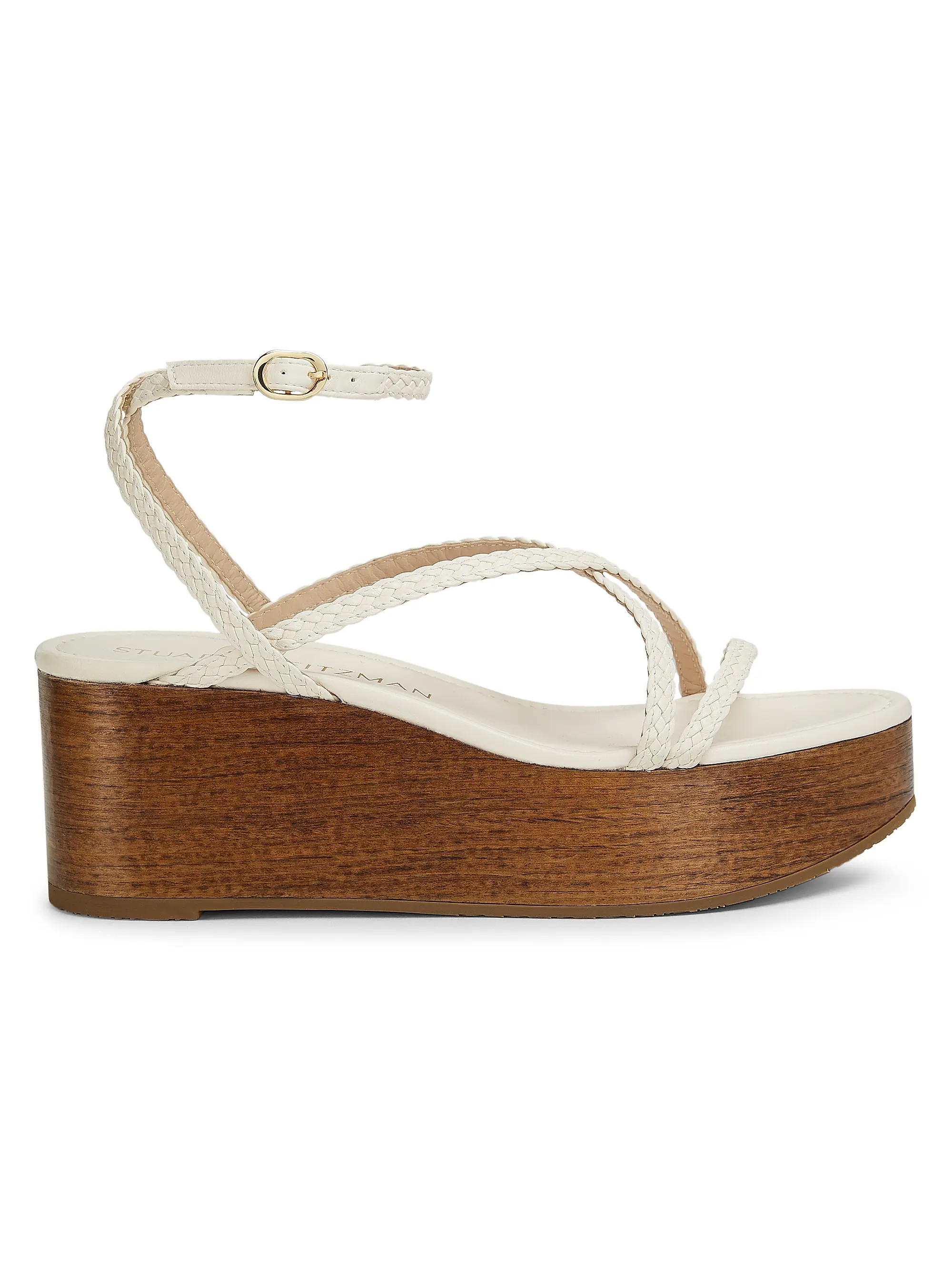 Wovette Woven Leather Wedges | Saks Fifth Avenue