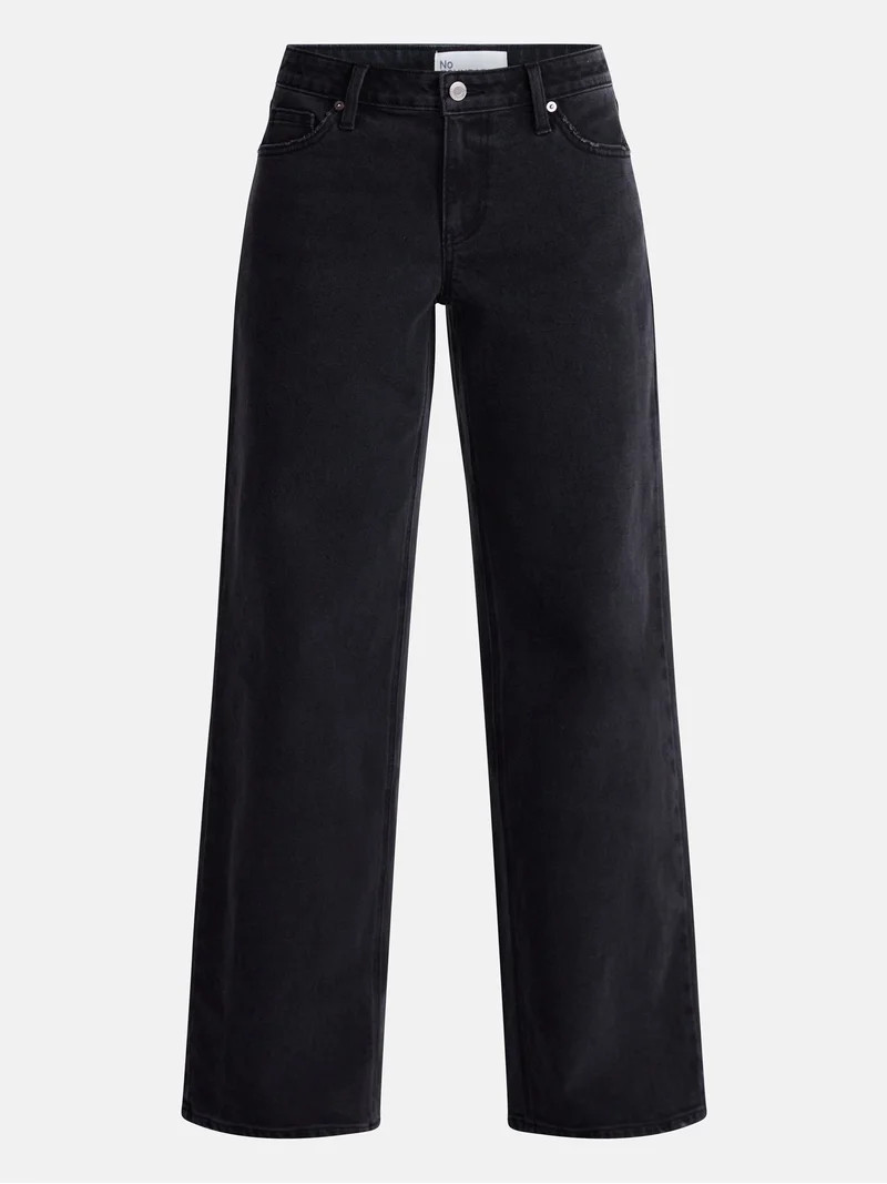 No Boundaries Mid Rise Baggy Jeans, 29", 31", 33" Inseams, Women'sand Women's Plus Sizes 00-24W | Walmart (US)