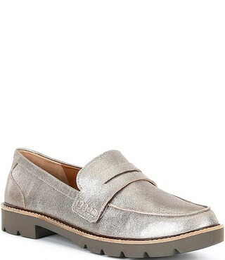 Aetrex Colette Leather Penny Loafers | Dillard's | Dillard's