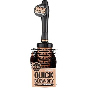 Conair Quick Blow-Dry Pro Vented Porcupine Half Round Brush | Amazon (US)