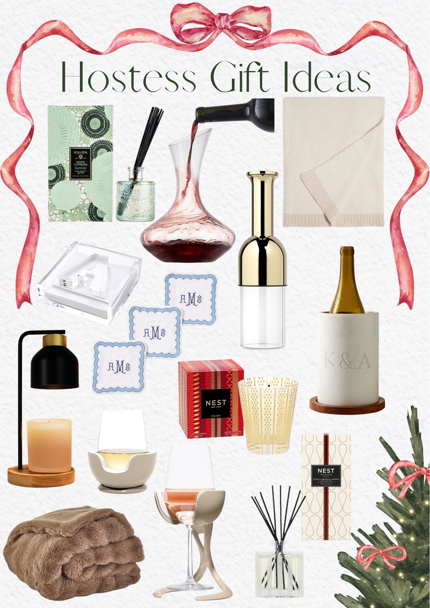 Hostess gift ideas! So many options for all types of people! It’s always a nice gesture to bring a little gift if someone is hosting you for a party or dinner. 

#LTKHoliday #LTKGiftGuide #LTKFindsUnder50