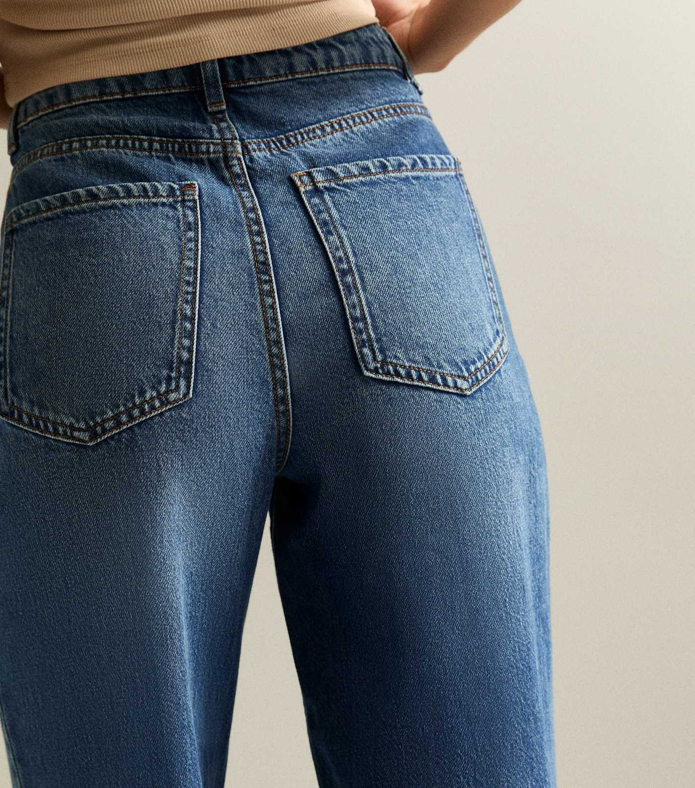 Blue Adalae High Waisted Wide Leg Jeans | New Look | New Look (UK)