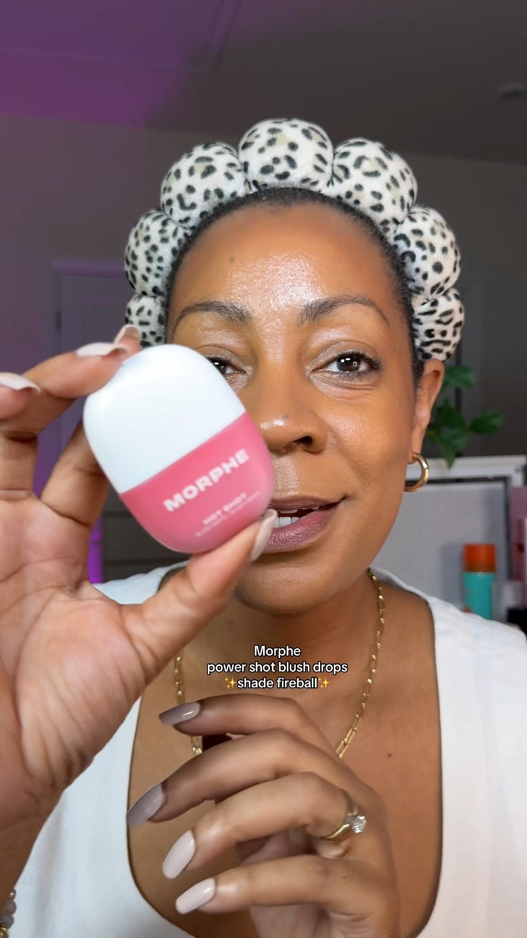 Morphe power shot blush drops liquid blush in shade fireball  

#LTKBeauty