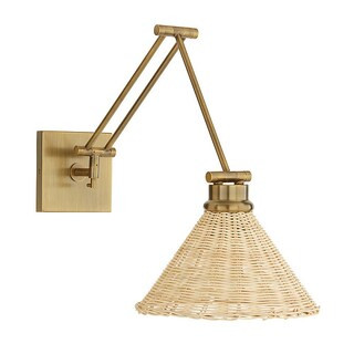 Felix Articulating Wall Sconce wih Glass Shade | Ballard Designs, Inc.