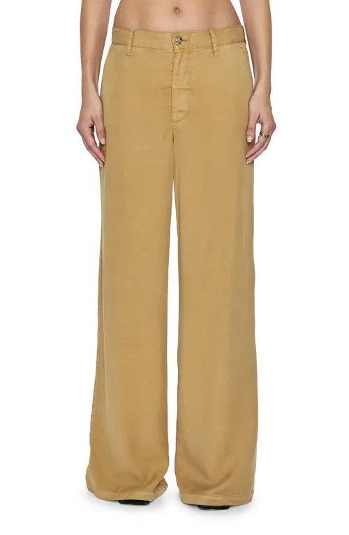 Pistola Jayden Wide Leg Pants in Khaki at Nordstrom, Size 26 | Nordstrom