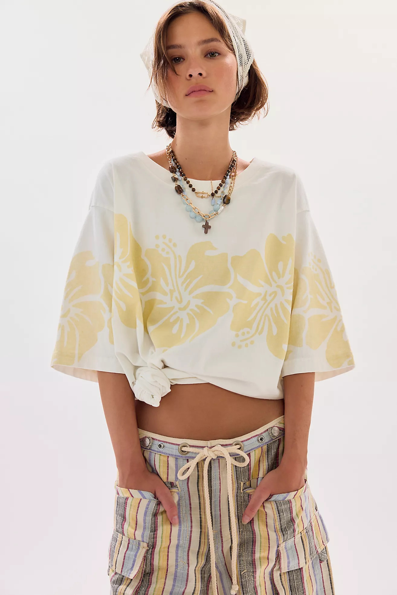 The Bureau Hibiscus Tee | Free People (Global - UK&FR Excluded)