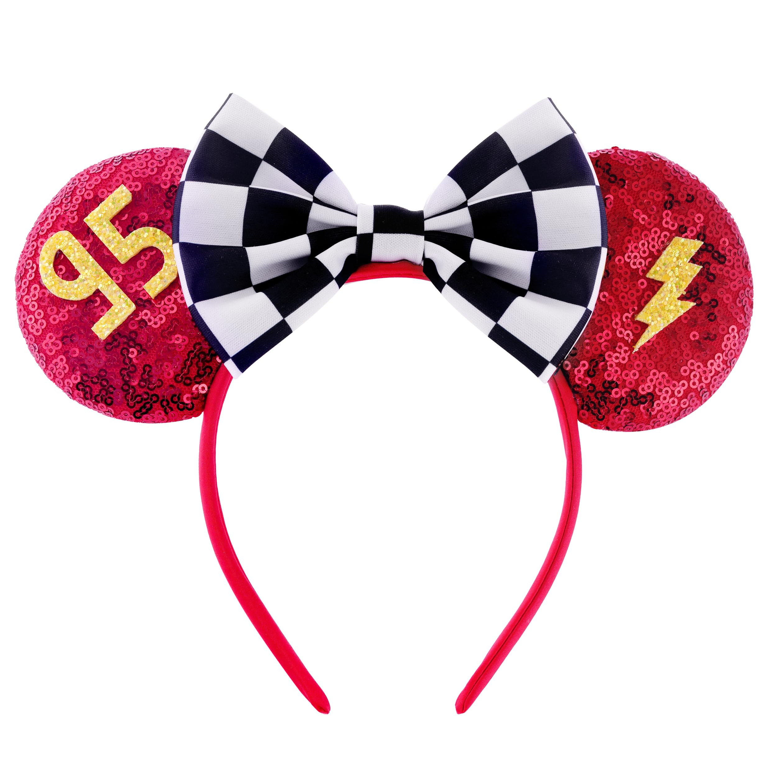 Cars Mouse Ear Headbands,Sparkle Mouse Ears Headband for Women Girls Cartoon Costume Cosplay Deco... | Amazon (US)