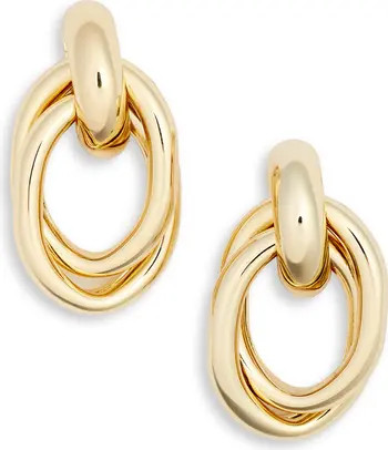Frontal Double Hoop Earrings | Nordstrom