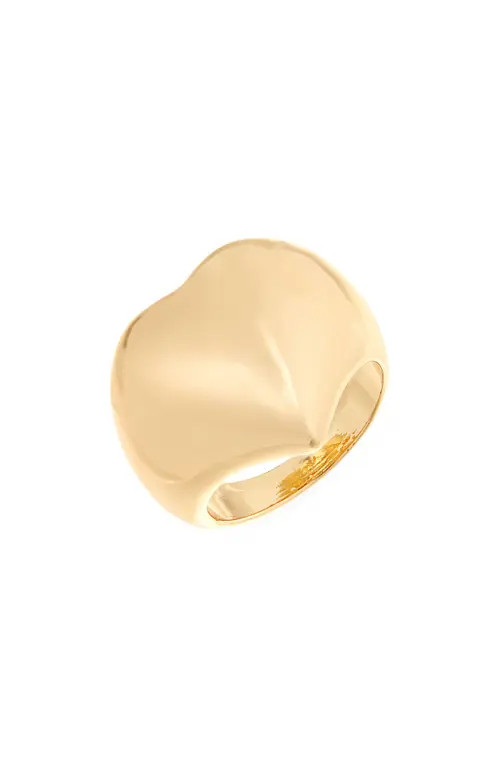 Nordstrom Puffy Heart Ring in Gold at Nordstrom, Size 8 | Nordstrom
