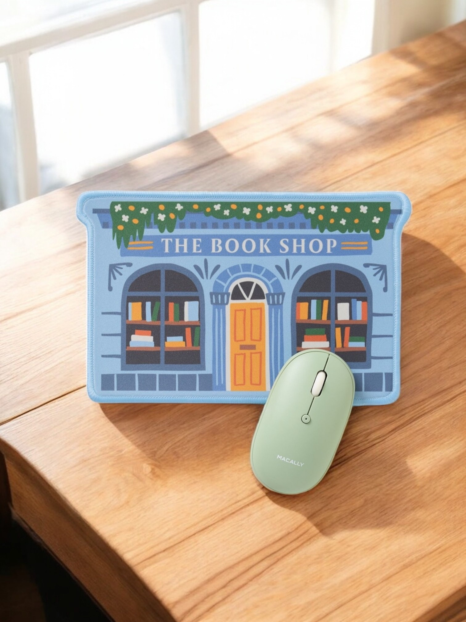 Calling all book lovers! This Book Shop By Anthropologie Desk Mousepad is perfect for any reader! 

Inspired by fan-favorite only-at-Anthro icons, this mousepad adds the right touch of character to your desk.
• Polyester with rubber base
• Spot clean
• Imported

#LTKdayinmylife #LTKU #LTKHome