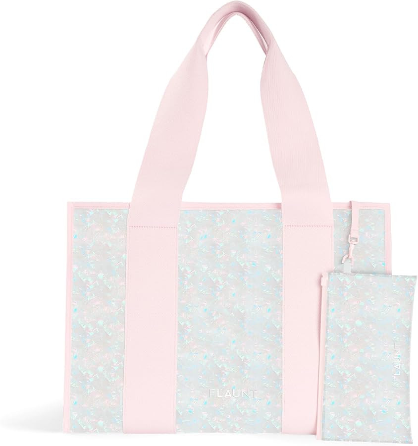FLAUNT Everyday Tote Bag with Phone Pouch for Women - Lightweight, Airline Approved, Easy To Carr... | Amazon (US)