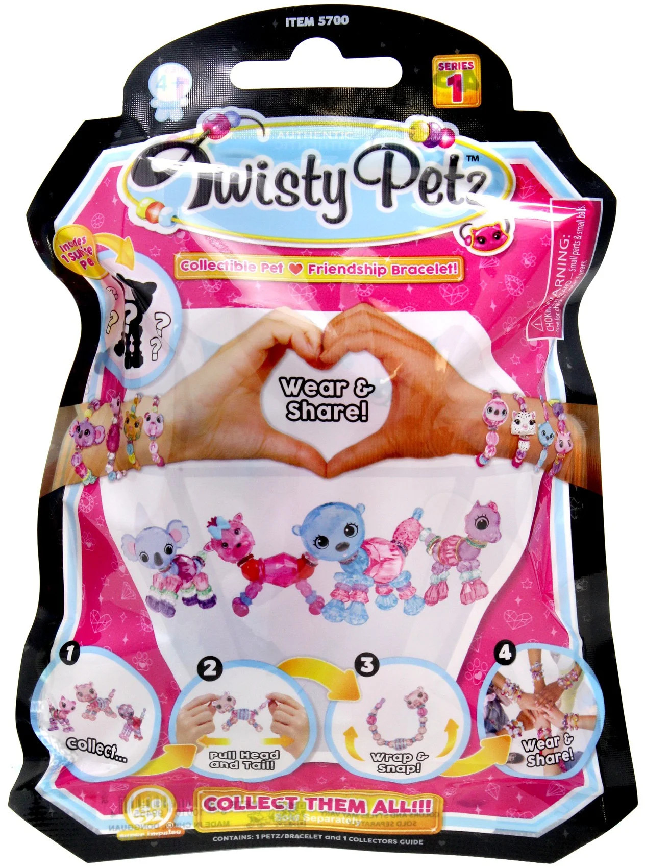 Twisty Petz Series 1 Collectible Pet Friendship Bracelet Mystery Pack | Walmart (US)