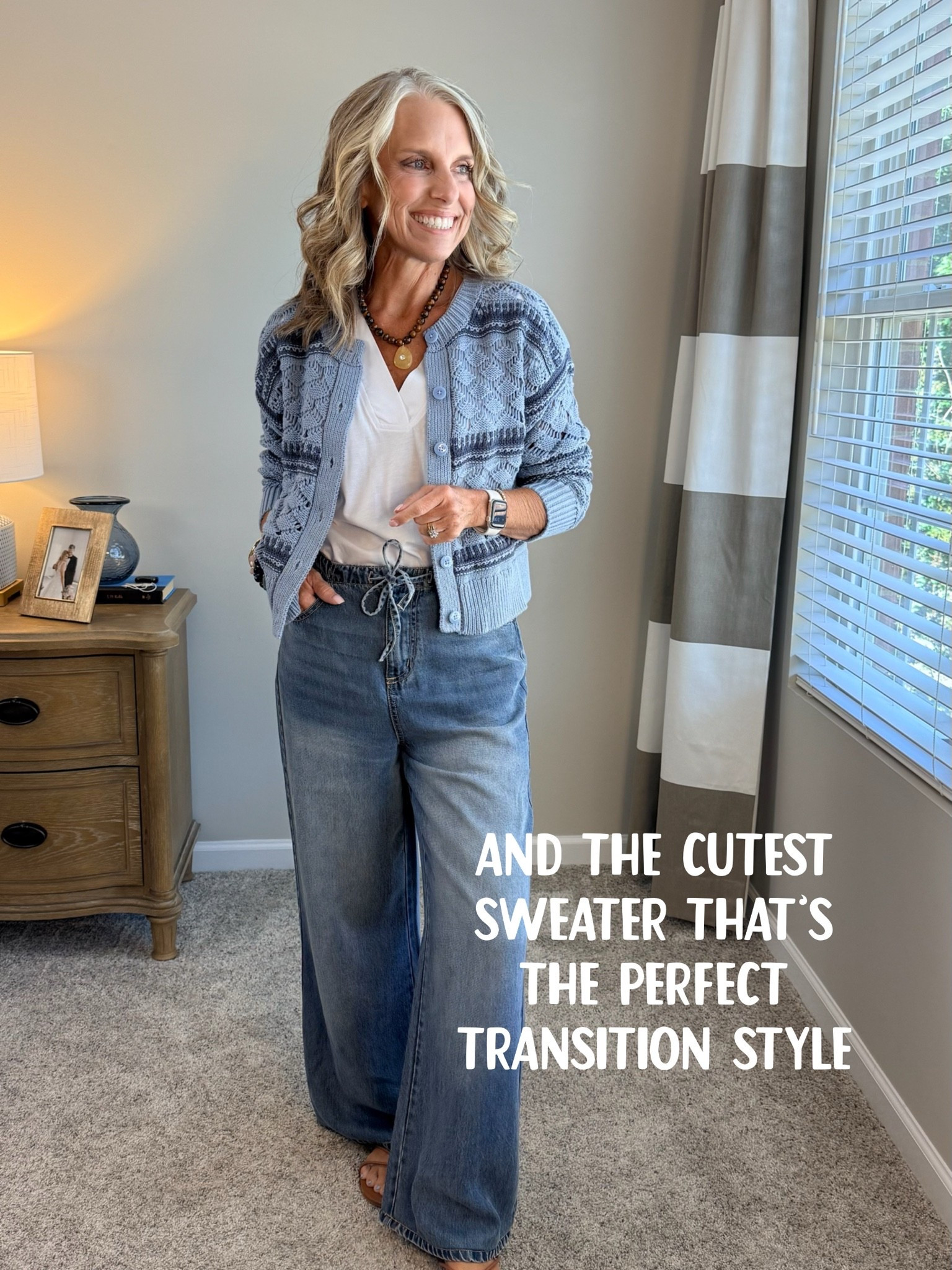 If you’re looking for a super easy way to transition that white tee and jeans to fall, this is the sweater you want. @Splendid

#LTKdayinmylife #LTKOver40 #LTKgrwm