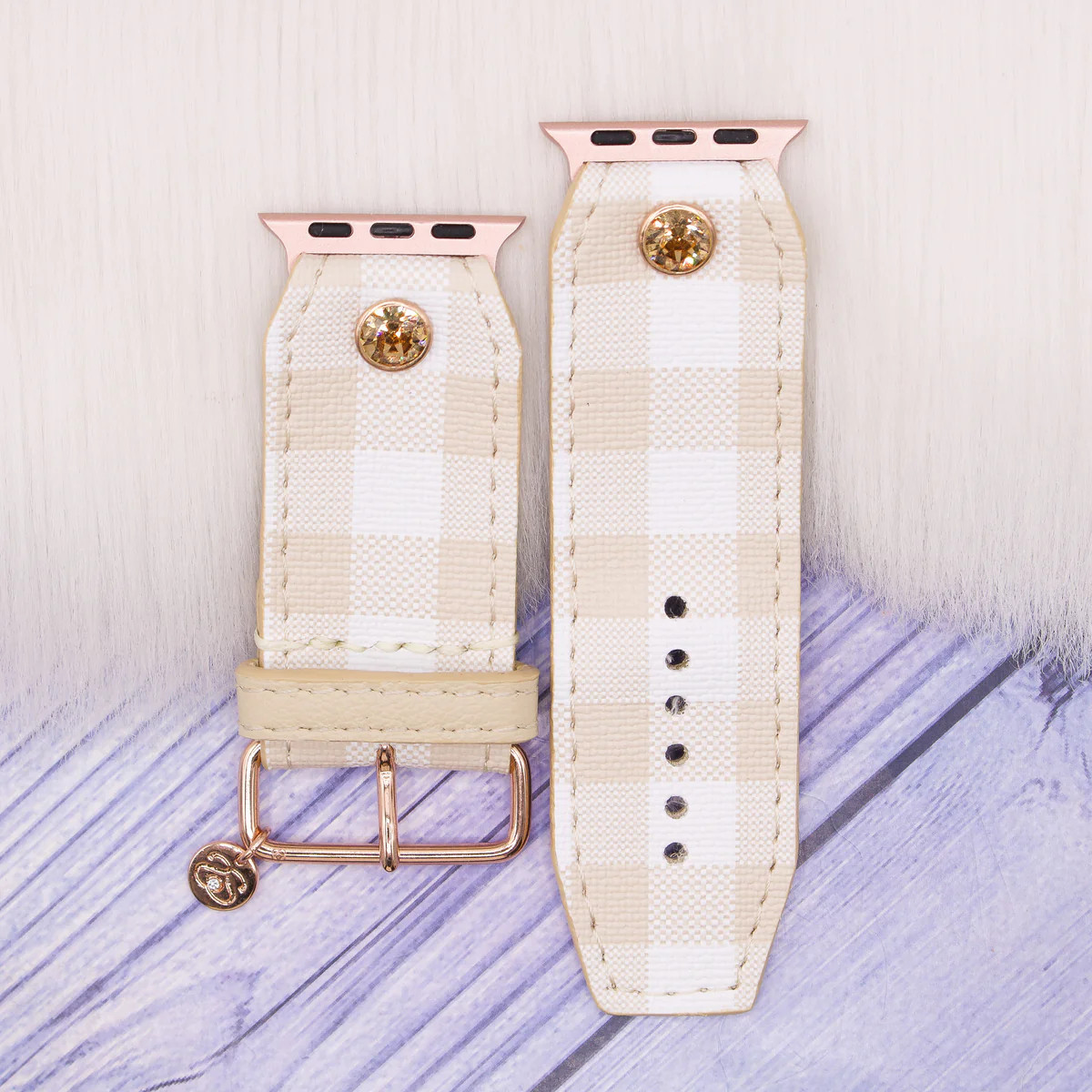 Luxe Gingham Customizable Watchband | Sparkl