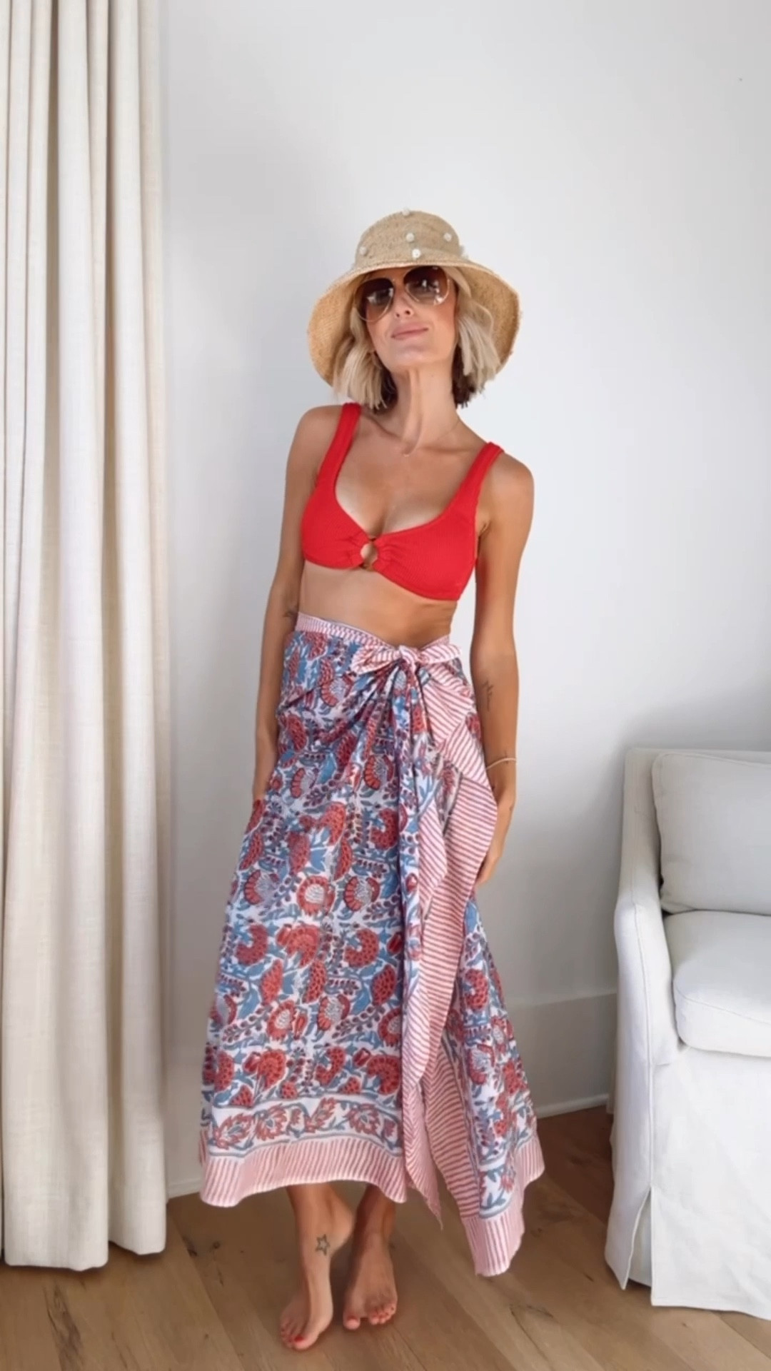 The perfect 4th of July swim combo! I am wearing a small in the two piece! Currently on sale 👏🏼

Loverly Grey, summer outfit ideaa

#LTKSeasonal #LTKSaleAlert #LTKSwim