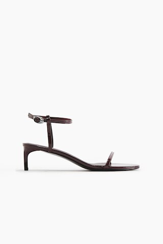 H & M - Heeled Strappy Sandals - Red | H&M (US + CA)