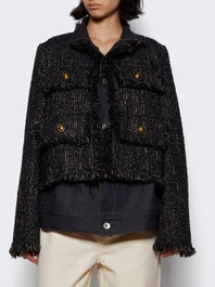 Tweed Jacket Navy And Indigo  | The Webster | The Webster