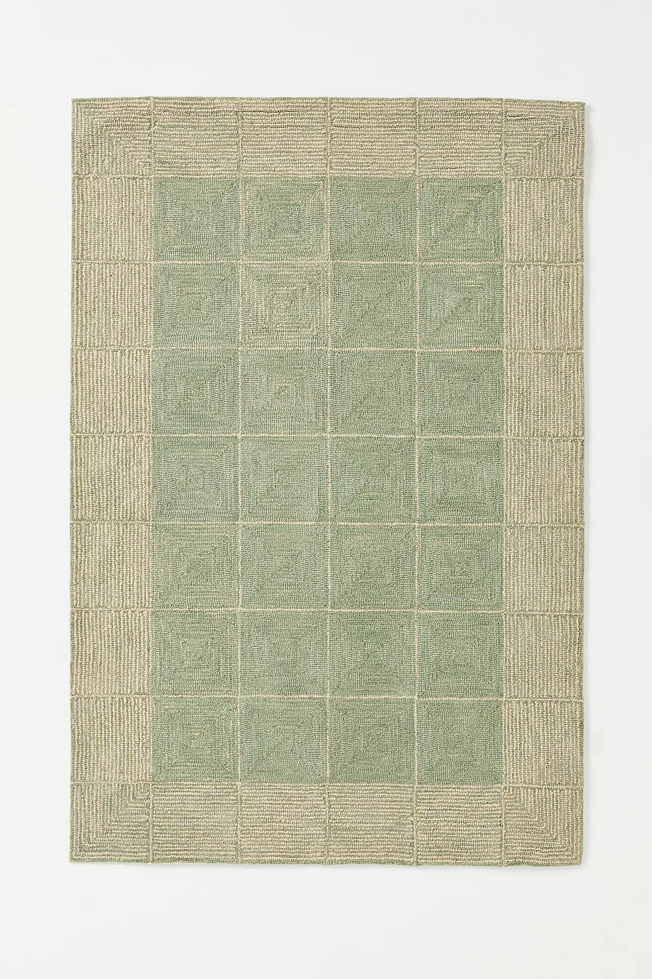 Chris Loves Julia x Loloi Geometric Hooked Wool Rug | Anthropologie (US)