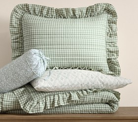 Chris Loves Julia Gingham Quilt Bedding Set | Pottery Barn Kids